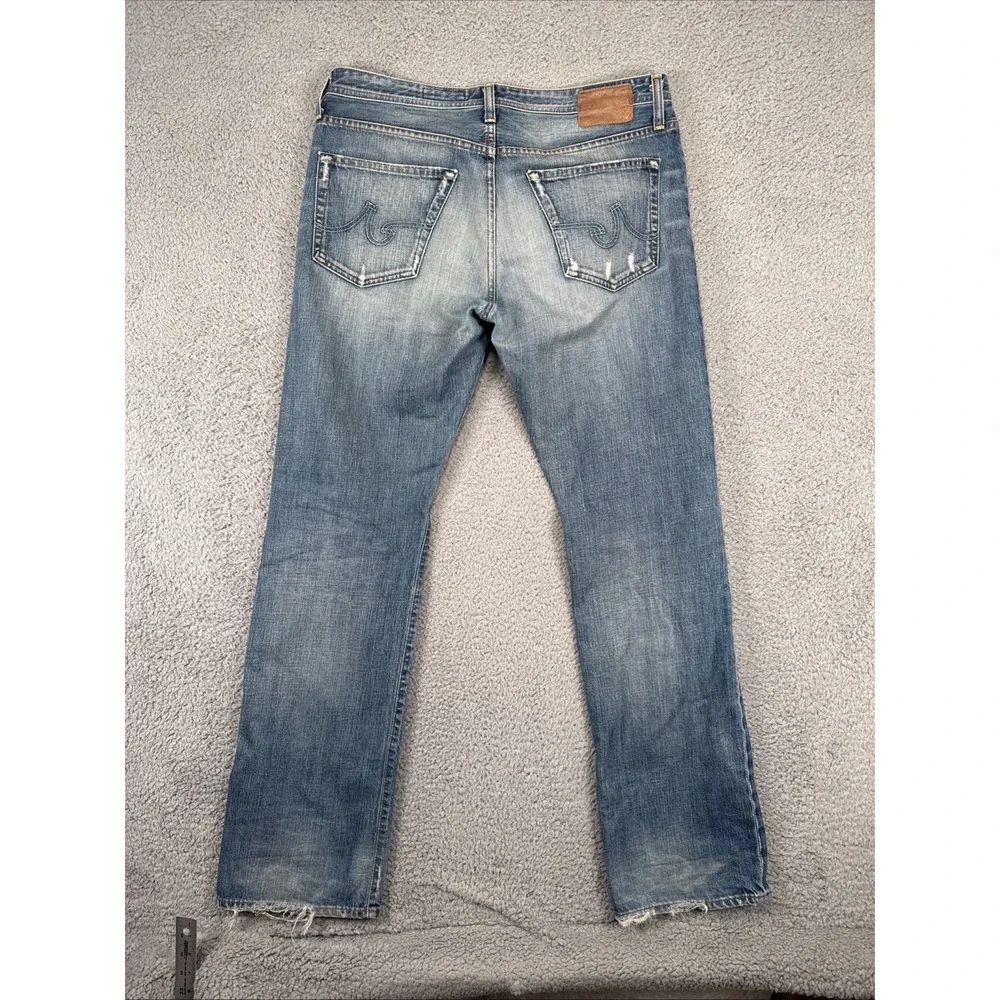 AG ADRIANO‎ GOLDSCHMIED Jeans Mens 34 (fit 36x34) Protege Distress Whiskers USA